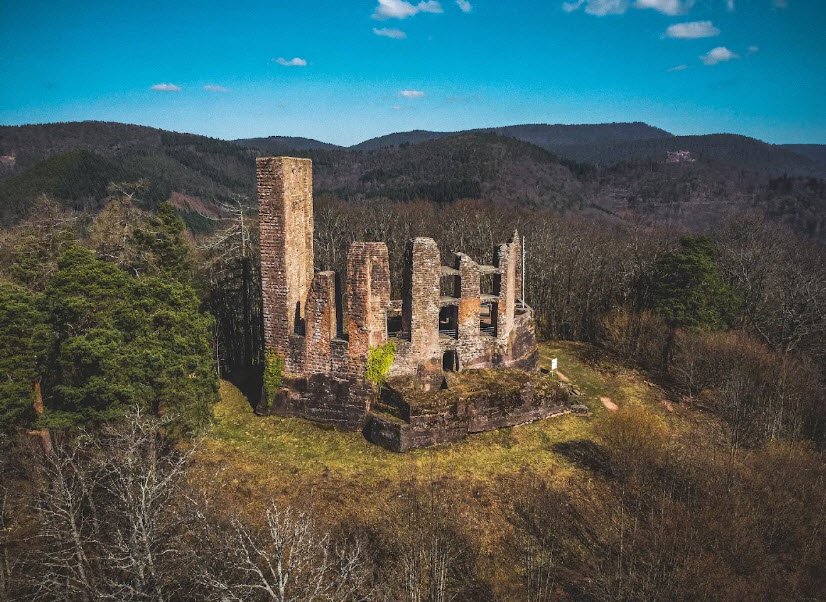 Burgruine Ramburg, Ramberg, Rhineland-Palatinate, Germany, Germany